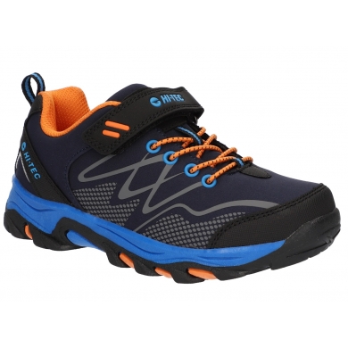 Hi-Tec Hiking-Leisure Shoes Blackout Low navy blue/orange Children